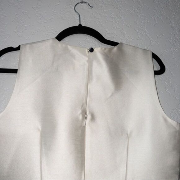 Kate Spade Cream & Black Silk Blend Las‎ Vegas Swift Dress Size 6 - Picture 9 of 11